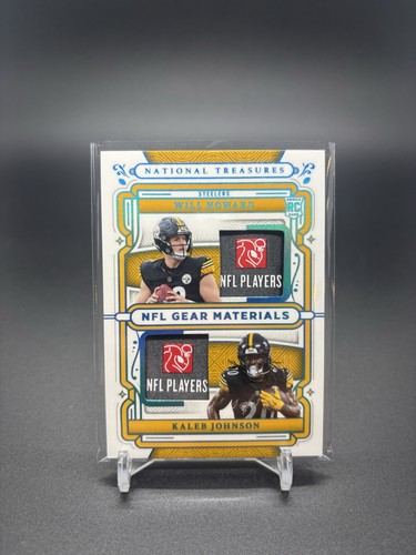 2025 Panini National Treasures Will Howard Kaleb Johnson Dual Patch 1/1 RC