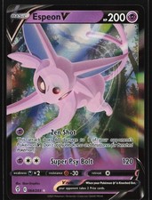 Espeon V 064/203 SWSH07: Evolving Skies Ultra Rare Pokemon Card