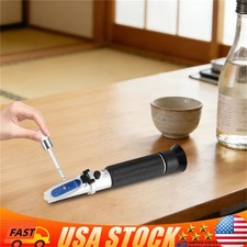 Portable Handheld Alcohol Refractometer Tester 0-80 Refractometer  1 Accuracy