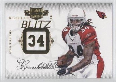 2011 Panini Plates & Patches Rookie Blitz 17/249 Ryan Williams #35 RC 1u7