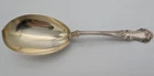 Antique Reed & Barton Sterling Silver Serving Spoon 9” 76.7g Pat 1899 Peacock