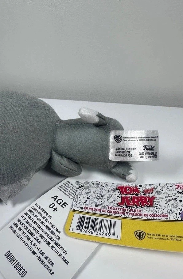 Funko Tom & Jerry Tom Plushies Collectible Plush 5” Warner Bros New With Tags - Image 4 of 4