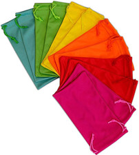 Sunglasses Case, Microfiber Drawstring Pouch, Safety Eyeglass Bags, Non-Scratchi