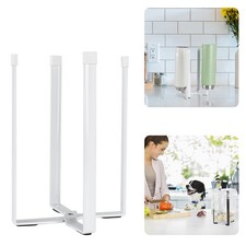 Bottle Drying Rack, Plastic Bag Drying Rack for Kitchen Countertop White