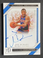 Joe Dumars 2024-25 Panini Immaculate Collection Peerless Signatures /49 #PE-JOE
