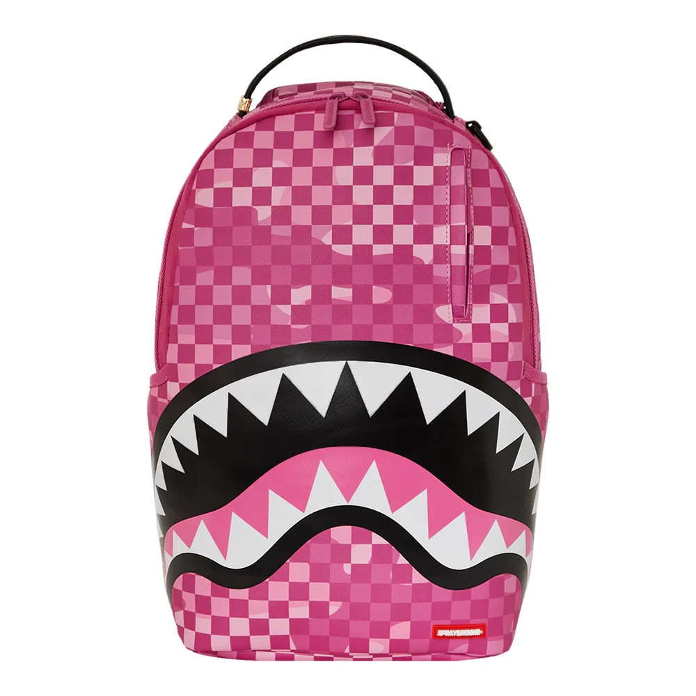 SPRAYGROUND PINK CAMO CHECK DLXSV BAG BACKPACK BOOKBAG LIMITED w