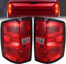 Tail Light Assembly Compatible with 2016-2019 Chevy Silverado 1500 2500HD 3500HD