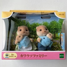 Sylvanian Families Otter family Japan Epoch Calico Critters FS-32