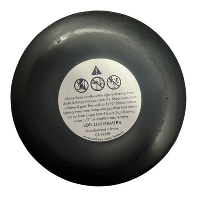 makesky 12oZ matte cream aura-pistachio Candle