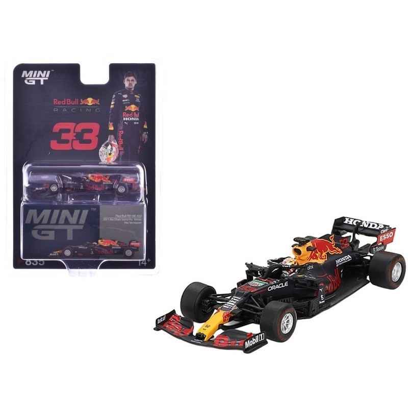 1/64 Mini GT 2021 Formula 1 Red Bull RB16B #33 Max Verstappen Abu Dhabi MGT00835