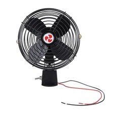 12V RV Cooling Fan with 2-Speed Switch, Heavy Duty All 6 Inch, Black