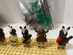 LEGO 6763 Rapid River Village 6766 Western Indians Set Complete without Box