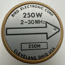 Bird 43 Thruline WattMeter Element 250W 250H 2-30MHz