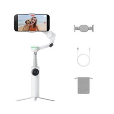 Insta360 Flow 2 Pro White AI Powered Smartphone Gimbal DockKit Compatible