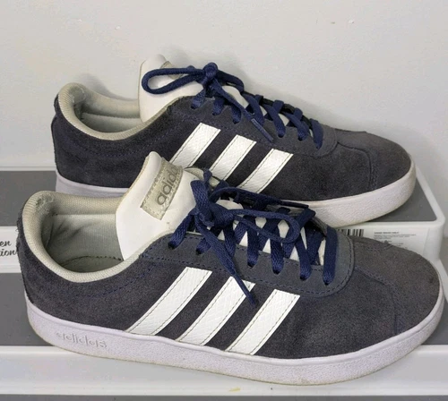 Scarpe da ginnastica Adidas VL Court 2.0 classiche casual sneakers taglia 5UK. "BUONE CONDIZIONI"