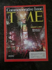 January 1 2000 Time Magazine Commemorative Issue Times Square FREE SHIP