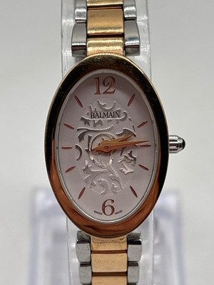 Pierre Balmain Madrigal Damenuhr oval zweifarbig silber rosegold funktionsfähig