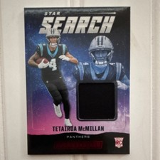 Panini 2025 Rookies & Stars Star Search Tetairoa McMillan Rookie Patch Panthers