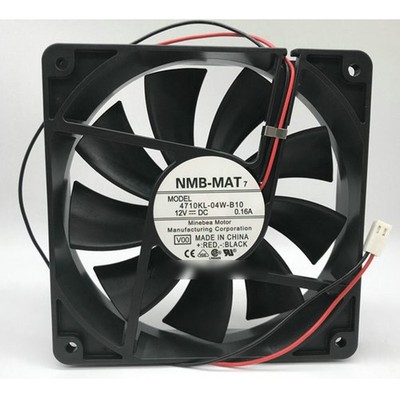 1PCS New   4710KL-04W-B10 12V 0.16A 2-Wire inverter fan #zc