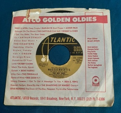 The Bee Gees 45 How Can You Mend A Broken Heart / Massachusetts OS 13080 vg+