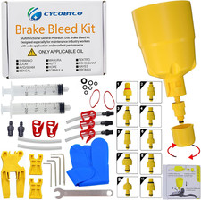 Brake Bleed Kit,Bicycle Hydraulic Disc Brake Mineral Oil Bleed Kit for Shimano,S
