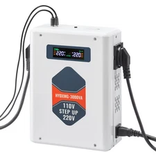 Uimoso 3000VA Voltage Converter Transformer 80% Maximum Load for 110V to 220V