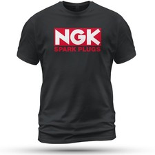 NGK Spark Plugs Logo T-Shirt Funny Size S-5XL Made in USA