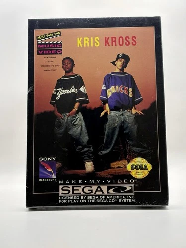 Kris Kross Make My Video Sega CD NEW SEALED Longbox Complete Sony Imagesoft