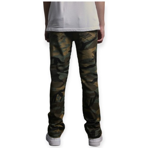 Supply Studios Kids Stacked Ruthless Old English Jeans (OG Camo) - Picture 2 of 12