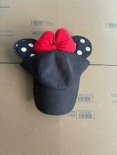 Disney Parks Minnie Mouse Snapback Baseball Cap with Ears and Bow Adult