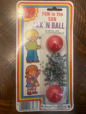 Fun In The Sun Jax N Ball Imperial Toy Corporation Vintage Metal Jax 1983