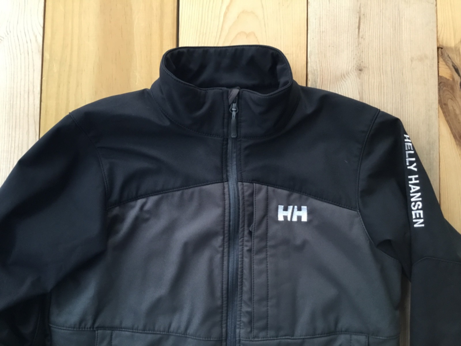 HH Helly Hansen soft shell jacket S small black g… - image 2