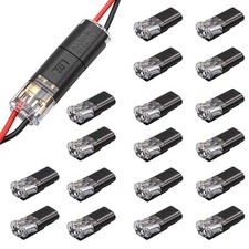 Double Wire Plug In Connector,Low Voltage Wire Connector,2 Pin Led Light Stri...