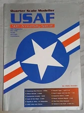 Vintage Quarter Scale Modeller USAF 50th Ann. Special Model Airplane Magazine