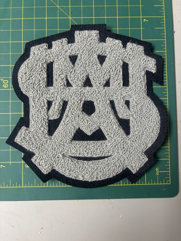 USMA Monogram West Point chenille patch