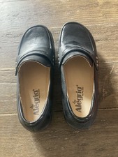 Alegria Taylor Slip on Leather Shoes for Women Size 5 Color Black Brand New 