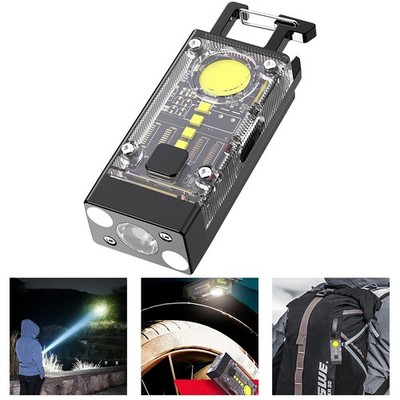 Flashlight USB C, 1500 Lumens Small Powerful Flashlight with Solar Panel