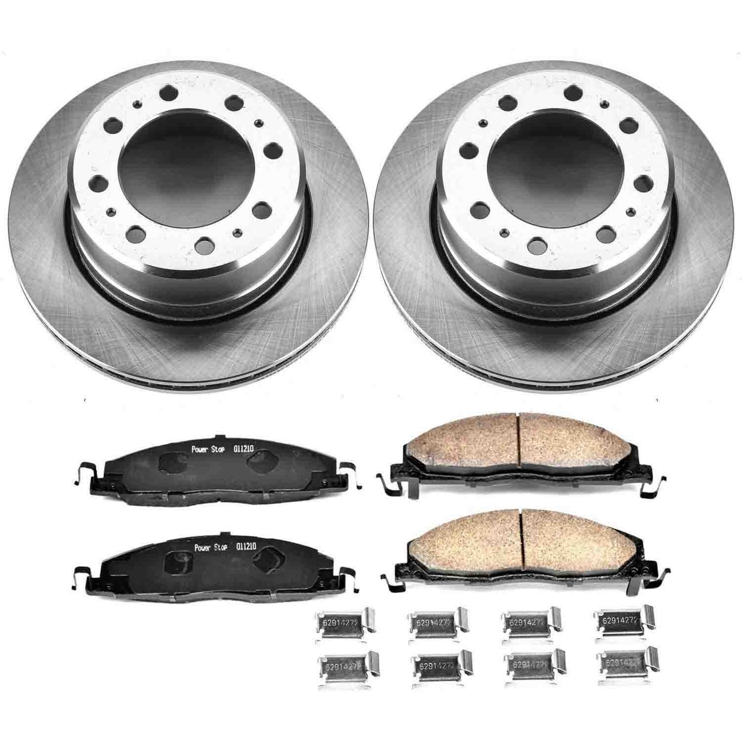 Powerstop Koe7131 Disc Brake Kit For 13-18 Ram 3500
