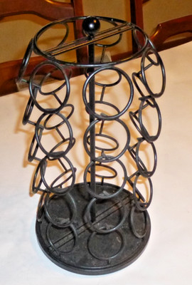 Keurig K Cup Holder Coffee Pod Carousel Stand Storage Organizer Display Black