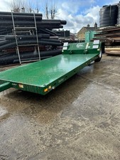 BAILEY 8 Tonne Hydraulic Drop Flatbed Low Loader Trailer - 4.8 metre Deck