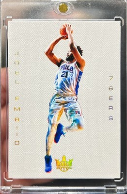 2019-20 Court Kings Joel Embiid Blank Slate Case Hit SSP Card #12