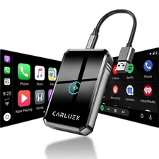 2 in1 Wireless CarPlay Adapter for Apple & Android Auto Adapter(2025 Upgraded...