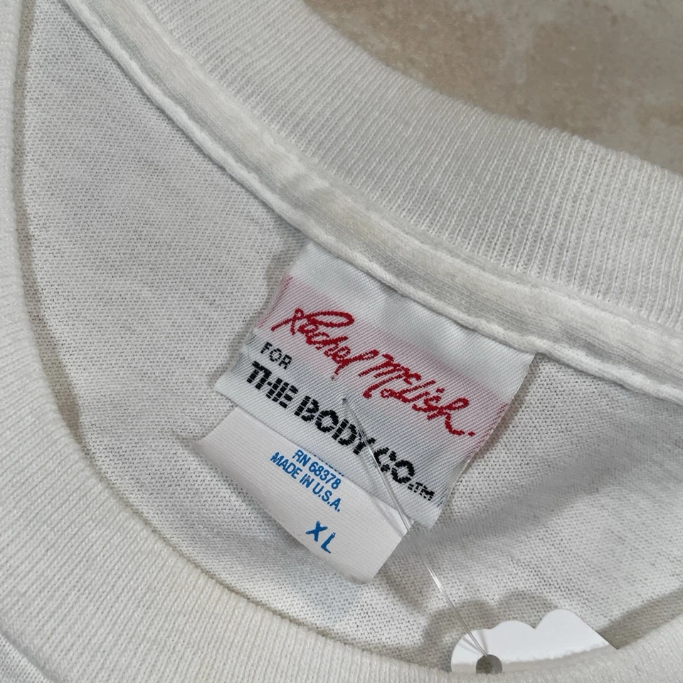 Camisa Artística Vintage Años 80 Rachel McLish XL Puntada Única Abstracta The Body Co EE. UU. Foto 2 de 4