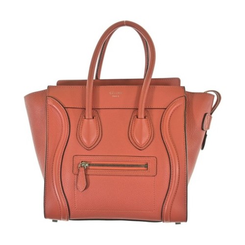 Celine Handbag Orange Used Women Bag Vintage From Japan
