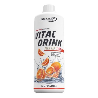 Best Body Low Carb Vital Drink Mineraldrink Konzentrat 1L Flasche Getränkesirup