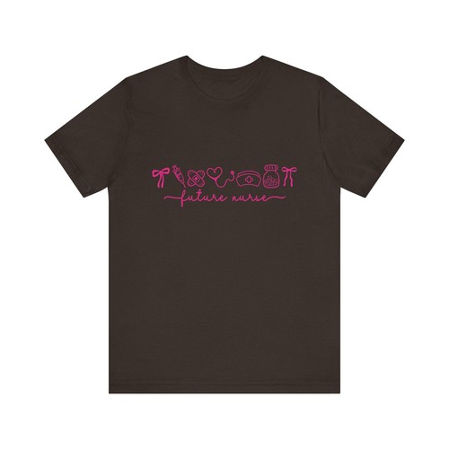 T-shirt maglietta manica corta Future Nurse, regalo studente infermieristico, maglietta laurea, - Foto 91 di 124