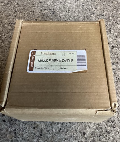 Longaberger Kürbis Kerzentopf Bonboniere mit Deckel - Bild 8 von 8