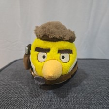 Angry Birds Star Wars Plush Yellow Bird As Han Solo Stuffed Animal 5"