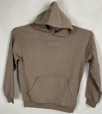 Comfrt Brand Signature Hoodie Bark  Color Pullover Size Large 50x28  Unisex New