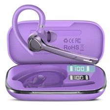 Bluetooth Headset APTX HD, Wireless Hands-Free Earpiece CVC 8.0 Dual Mic